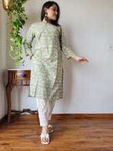 New Exclusive Hand  block printed Stitched Cotton  Kurtis with Pant